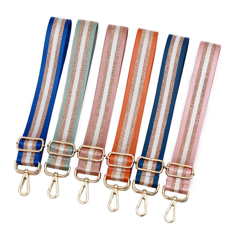 Polyester Stripe Bag Strap display picture 1