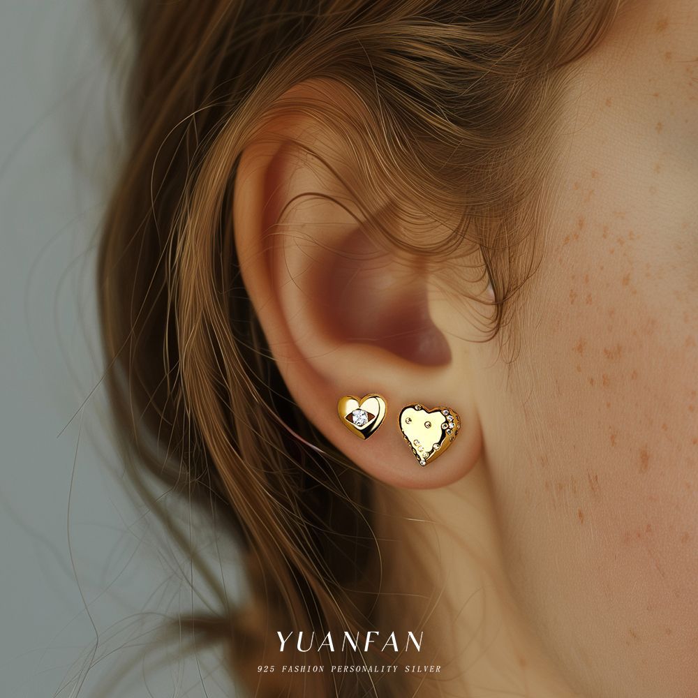 2g Weight Long-Lasting Plated Gold Plating Process 925 Sterling Silver Ear Needle Material 18K Real Gold Plated Plating Material Zircon Inlay Material Small Stud Earrings Classification 1 Piece, 1 Pair Quantity Casual, Daily Occasion 925 Sterling Silver Material Star, Moon, Heart Shape Pattern Women's Gender Basic, Simple Style Style 925 Sterling Silver Star Moon Heart Shape Zircon Small Stud Earrings 无