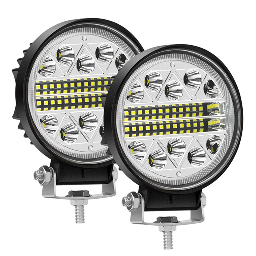 Nuevo automóvil transfronterizo 34LED lámpara de trabajo 102W lámpara de trabajo lámpara de viaje vehículo todoterreno gran campo de visión transformada lámpara de punto