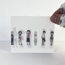 未闻花名光栅卡昔日好友从小到大友情的重拾合照变卡漫展物料收藏