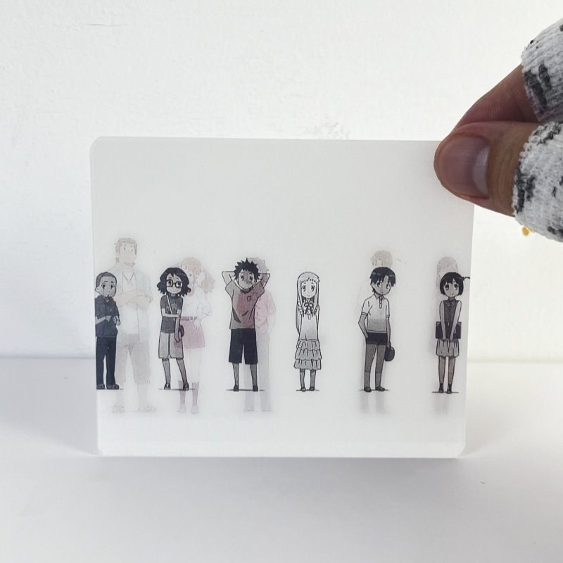 未闻花名光栅卡昔日好友从小到大友情的重拾合照变卡漫展物料收藏