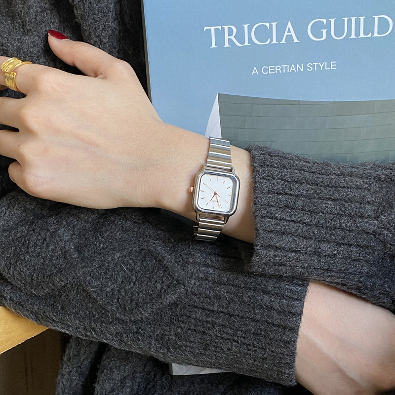 Square Dial Shape Business Occasion Vacation Square Quartz Women's Watches