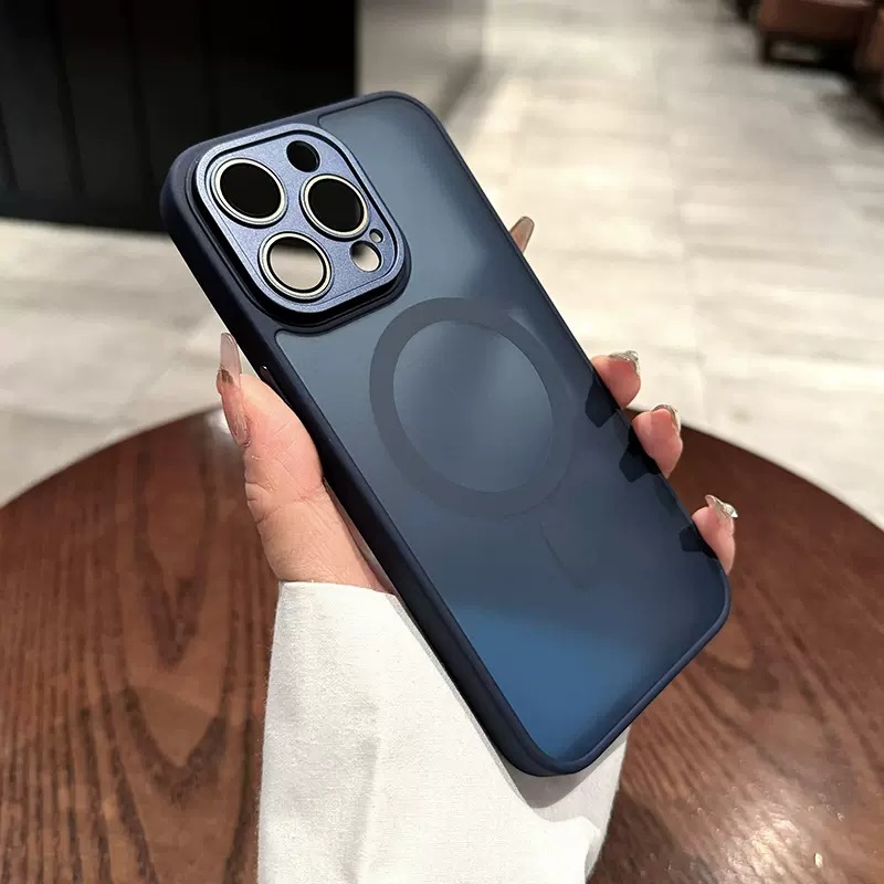 iphone16E スキンフィールつや消し磁気電話ケース Apple 17PROMAX アクリルオールインクルーシブチタン i15 ハードケースに適しています|undefined