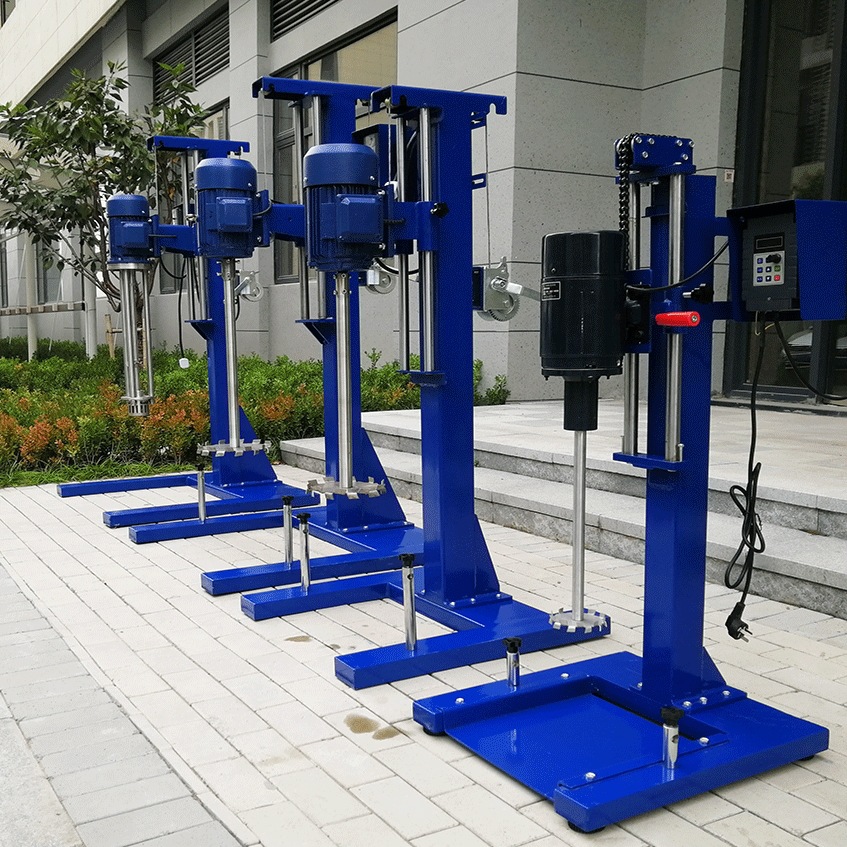 齐威乳化机 实验室乳化机 分散机 均质机搅拌机带万向轮（选配）