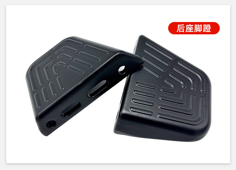 Niu 2022+ Deep Gt1 Aluminum Alloy Footrests U2 Rear Footrests Electric Scooter Rear Footrest Accessories Direct Installation