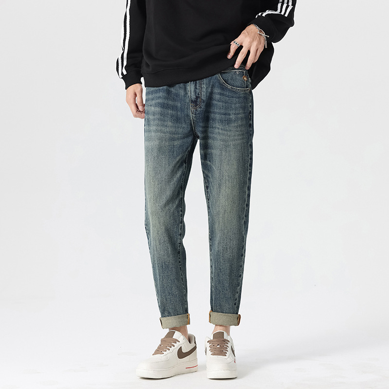 Retro classic fashionable jeans