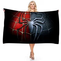 Прямые поставки через границу серия Marvel Spider-Man цифровая печать длинное основание пляжное полотенце полотенце полотенце