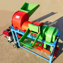 玉米扒皮脱粒机柴电两用高粱脱粒机农用谷子打粒机新型水稻脱粒机