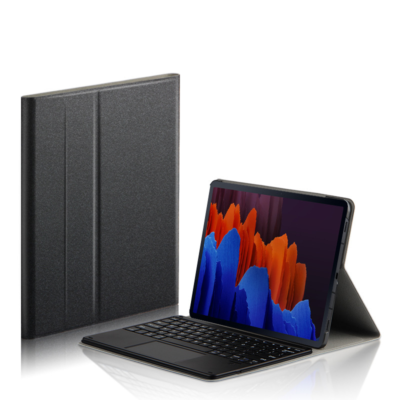 Suitable for Samsung Galaxy Tab S7+Plus Keyboard Protective Case 12.4inch T970/5 Bluetooth Keyboard Leather Case