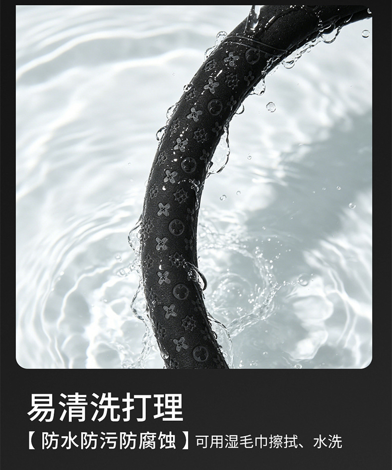Ultra-thin non-slip breathable suede steering wheel cover, suitable for all seasons