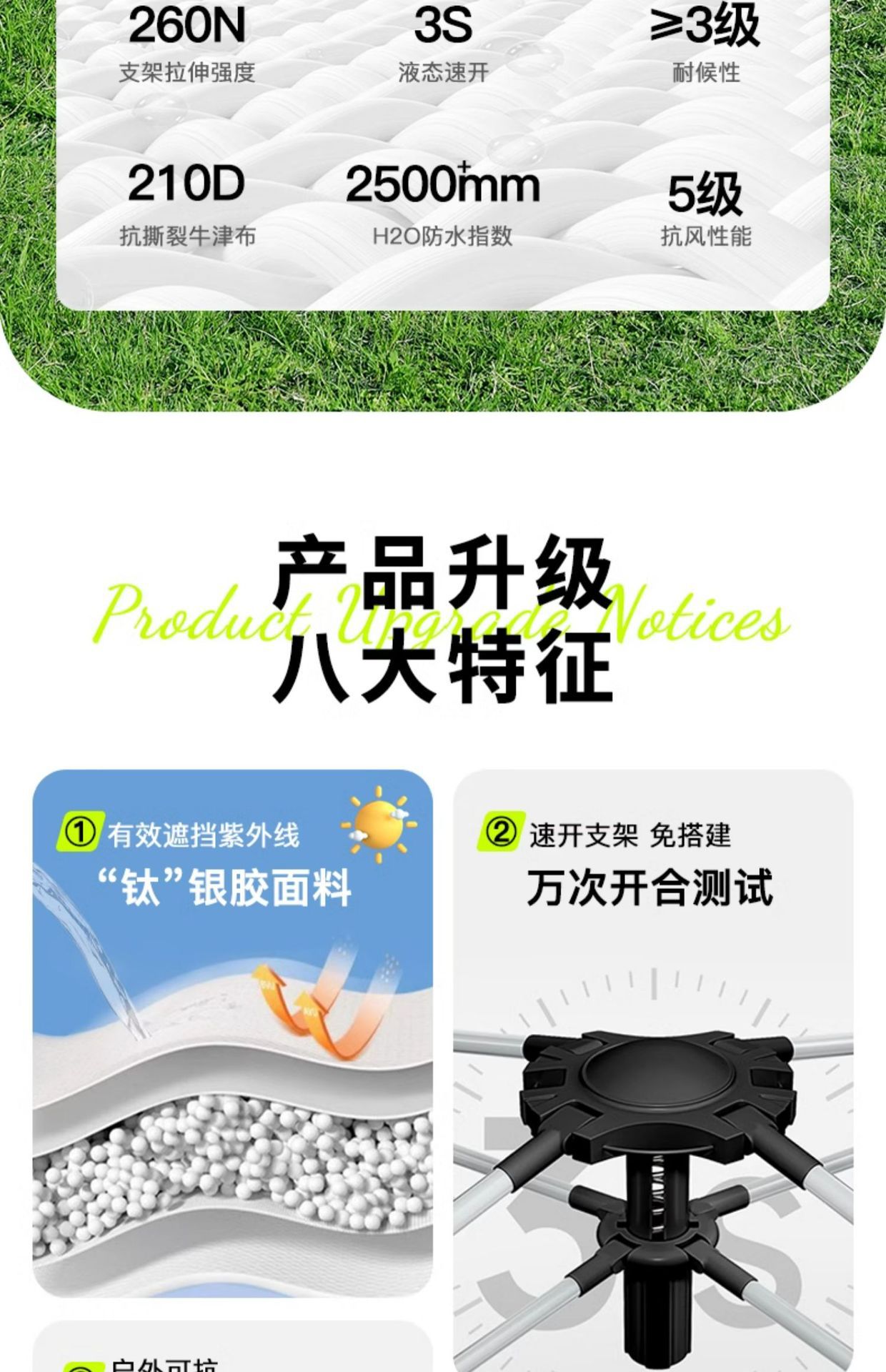 Outdoor travel camping hexagonal tent, fully automatic, thickened, foldable, portable, quick-open tent for overnight use, rainproof