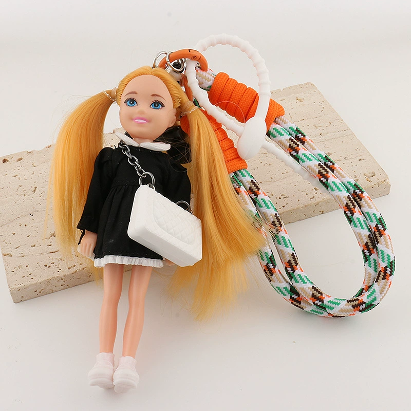 Backpack, Barbie doll, climbing pendant, keychain, Chanel style