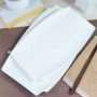 陶瓷商用长方形白色炒菜