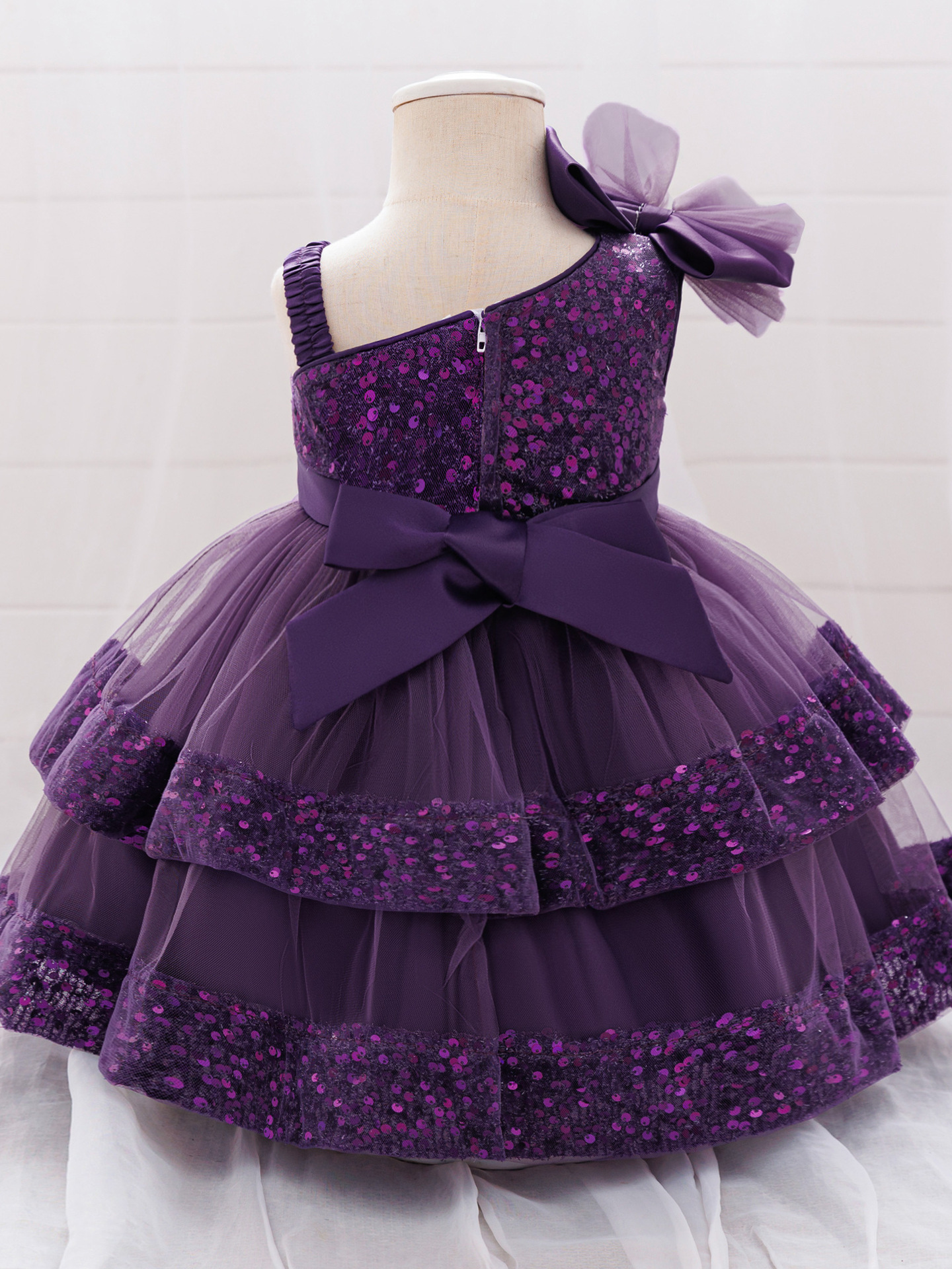 Vestido de princesa para niños europeos y estadounidenses, vestido de flor, vestido de malla para niños, vestido de cumpleaños, vestido de verano al por mayor