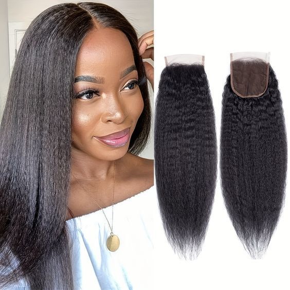 4*4 Braided High-Definition Transparent Lace Hair Block Xuchang Spot Cross-Border European, American and Africa Hot Sale