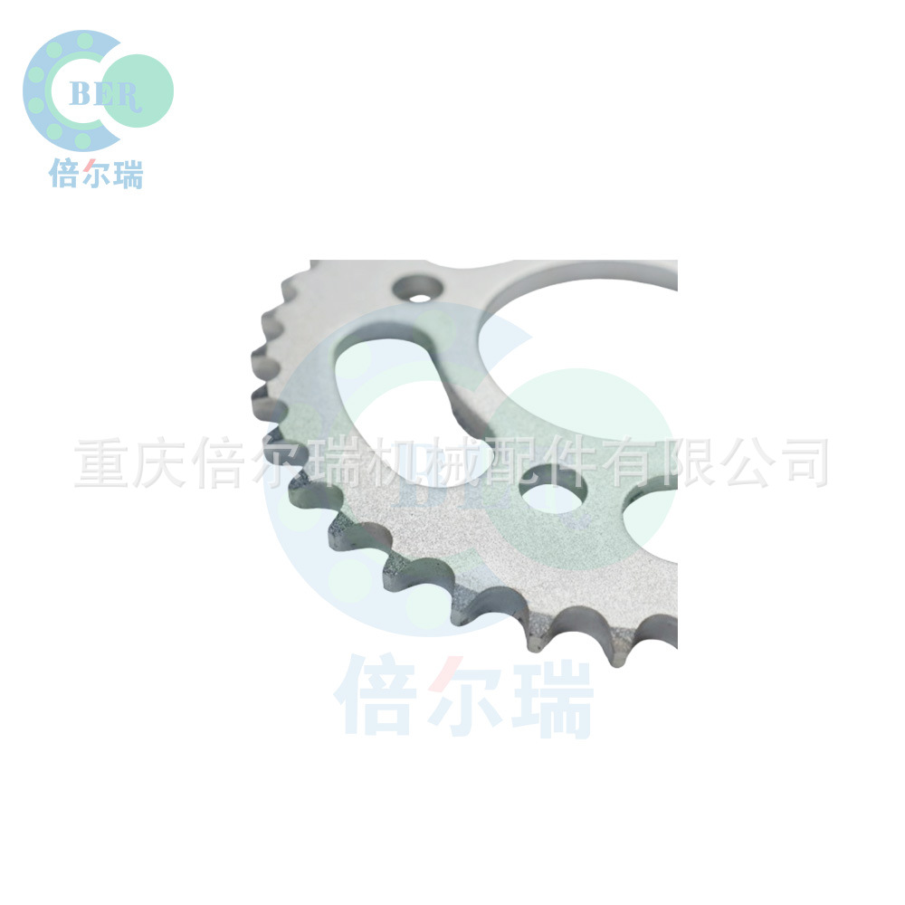 Accesorios de motocicleta de alta calidad Cadena de zinc blanco CG125 - 428 - 32T