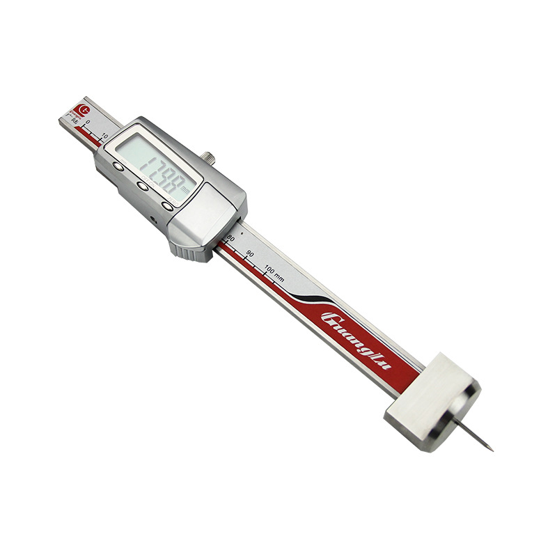 广陆  快显厚度针数显卡尺122-100-10
