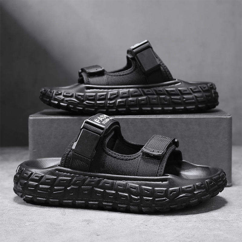Nuevas sandalias de verano para hombre, zapatillas casuales de uso exterior resistentes al desgaste, sandalias, zapatos de playa ligeros de moda antideslizantes ligeros