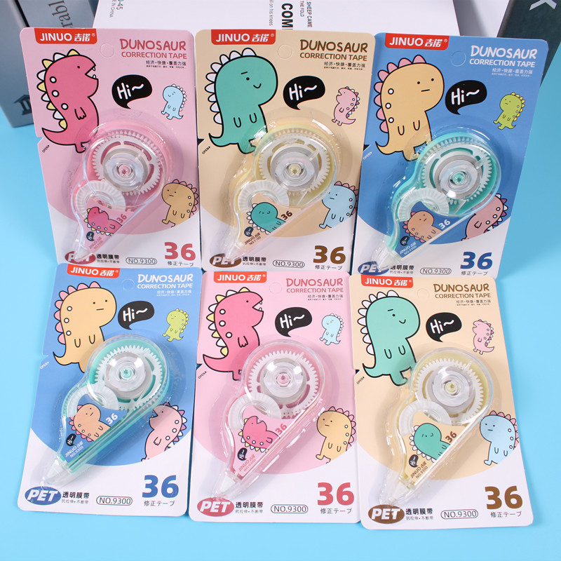 Cinta correctora con diseño de animales para estudiantes, cinta correctora para escuela secundaria, cinta correctora de alta calidad y asequible, artículos de papelería