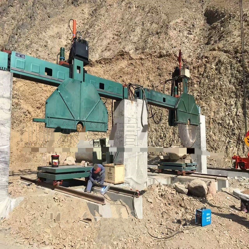 HQD-180液压圆盘锯石机 2021款多功能龙门大切机全自动一键式操作