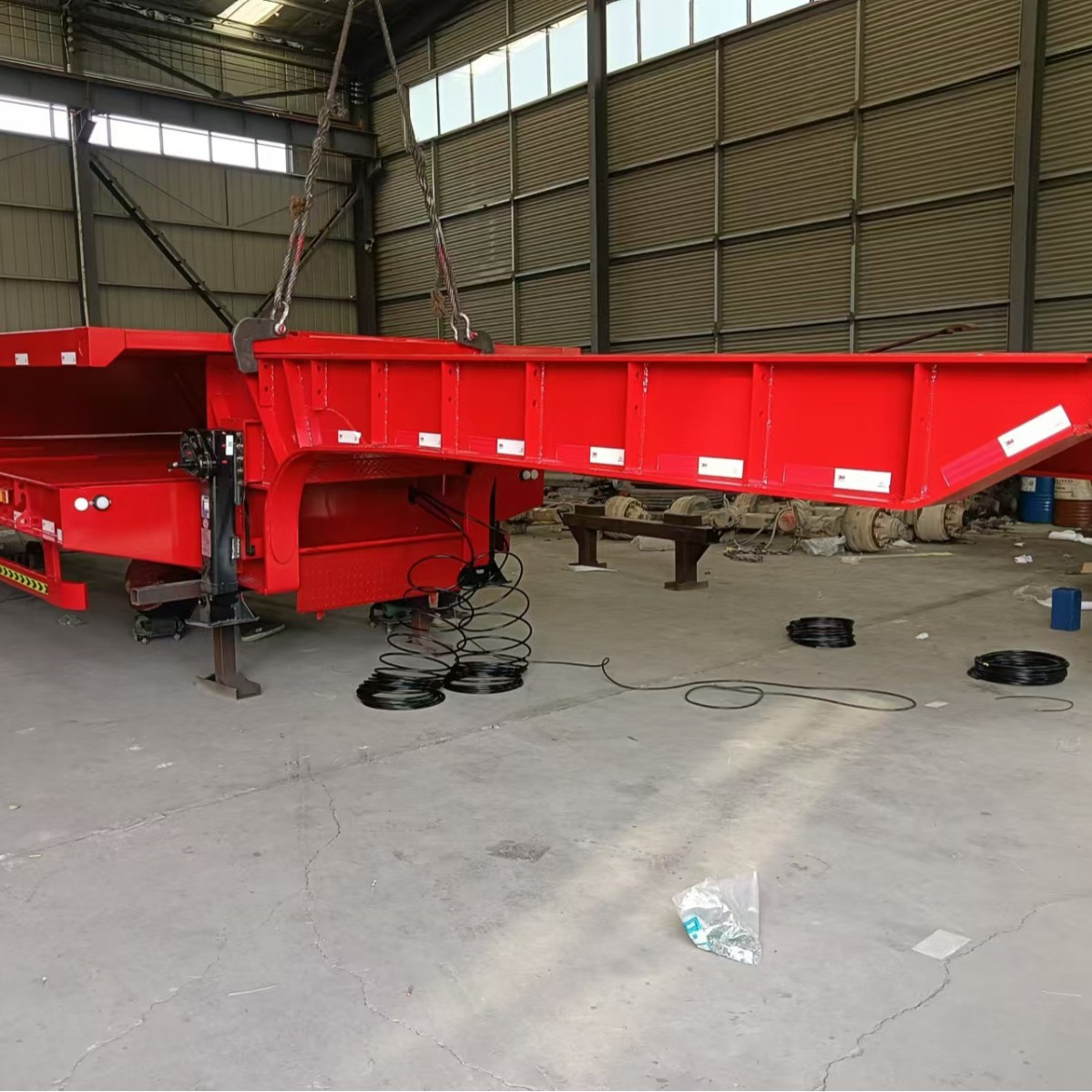 13米低平板半挂车加宽加厚重型生产厂家价格拖车重型牵引