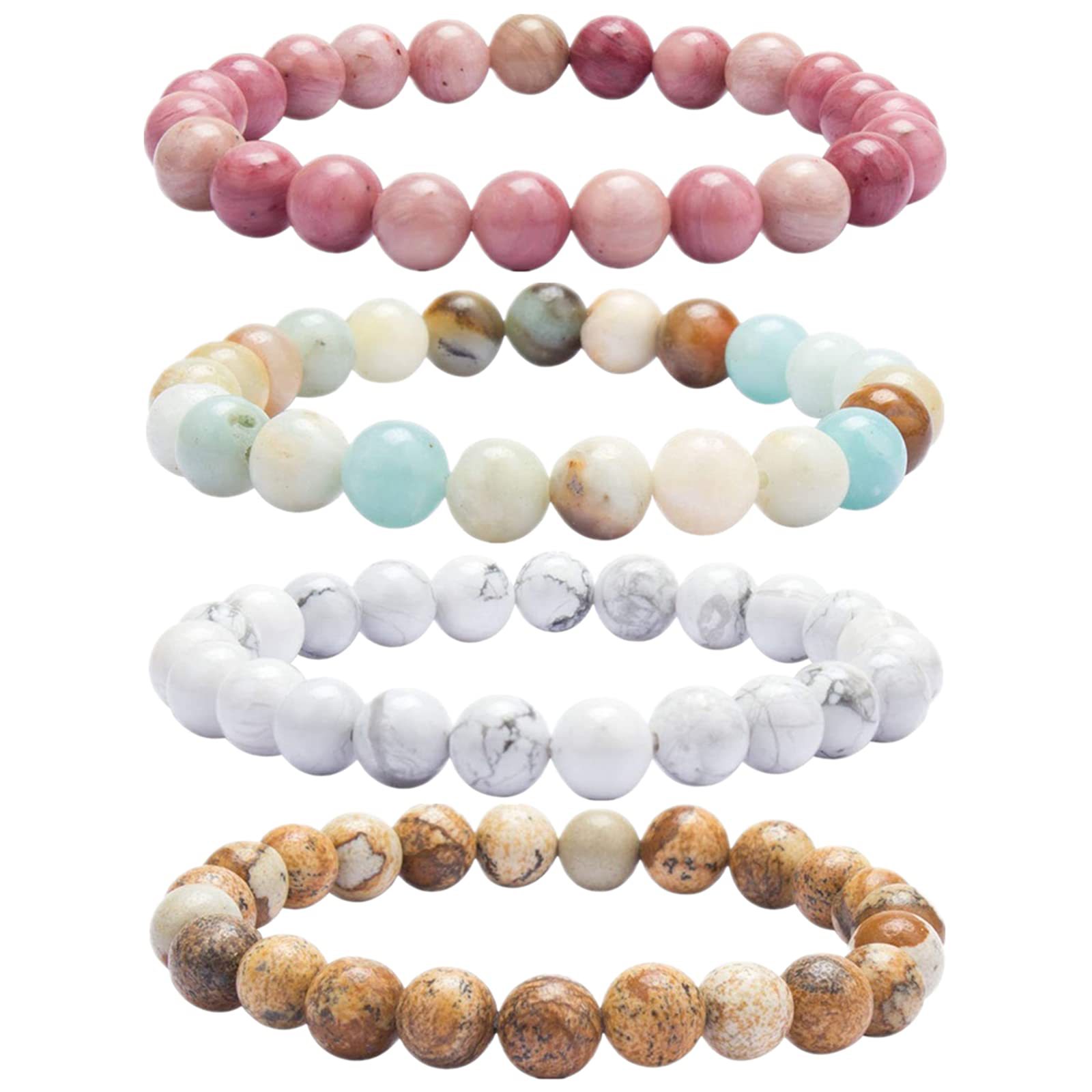 Fashion Round Agate Bracelets 1 Piece