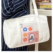 大容量旅行托特包包女耳机猫腋下2025新款通勤学生上课手提单肩包