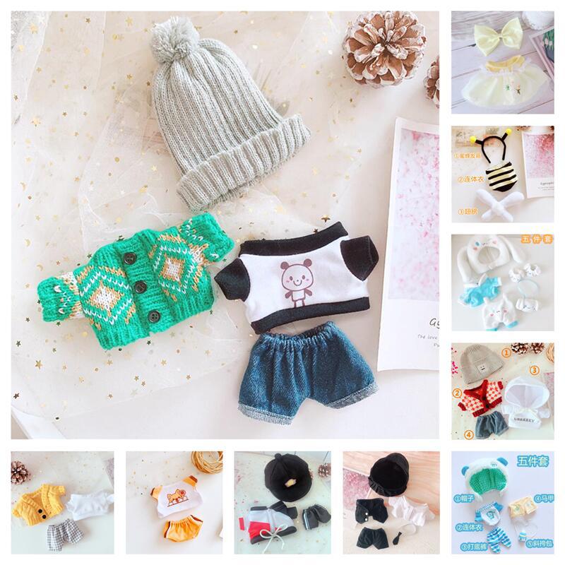 Spot 20cm cotton doll set 20cm doll Star Doll change clothes hat set 1