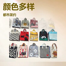 迷你斜挎手机包女针织零钱包时尚百搭可爱单肩手提包通勤出门逛街