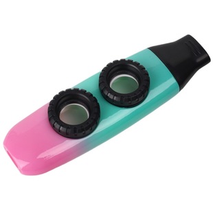 Mouth Flute Kazoo Instrument Abs Puffer Flute Double Hole Professional Playing Kazoo Flute That You Can Learn Without Learning