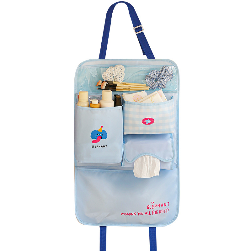 Nueva puerta trasera bolsa de almacenamiento de gran capacidad de automóvil asiento trasero suspensión tipo bolsa de almacenamiento colgante multifuncional dormitorio bolsa colgante de artículos diversos