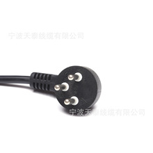 现货直销以色列白色电源线以色列标准电源插头VDE三芯品字尾C15