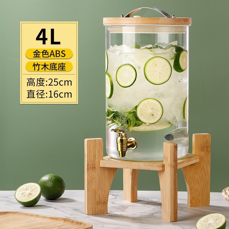 コカ・コーラ風タンク型容器 家庭用・業務用 蛇口付き 大容量飲料缶 高硼珪酸ガラスボトル フルーツティー飲料タンク|undefined