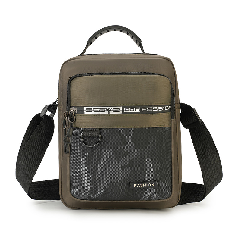 Bolso de mensajero al aire libre simple coreano Bolso de hombro de gran capacidad para hombres de moda Bolso de todo fósforo duradero para viajes de negocios