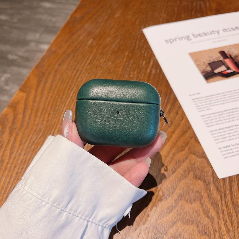 Cuero de imitación de alto nivel para airpods4 cubierta de protección Apple 3 generación 4 generación 5 cubierta de protección 1 / 2 generación cubierta de auriculares