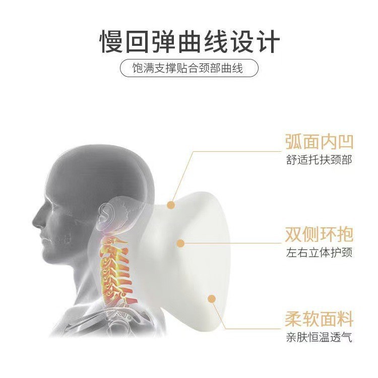Suitable for Honda Vezel Crv Avancier Xrv Civic Accord Crider Car Headrest Lumbar Support Neck Pillow Leather