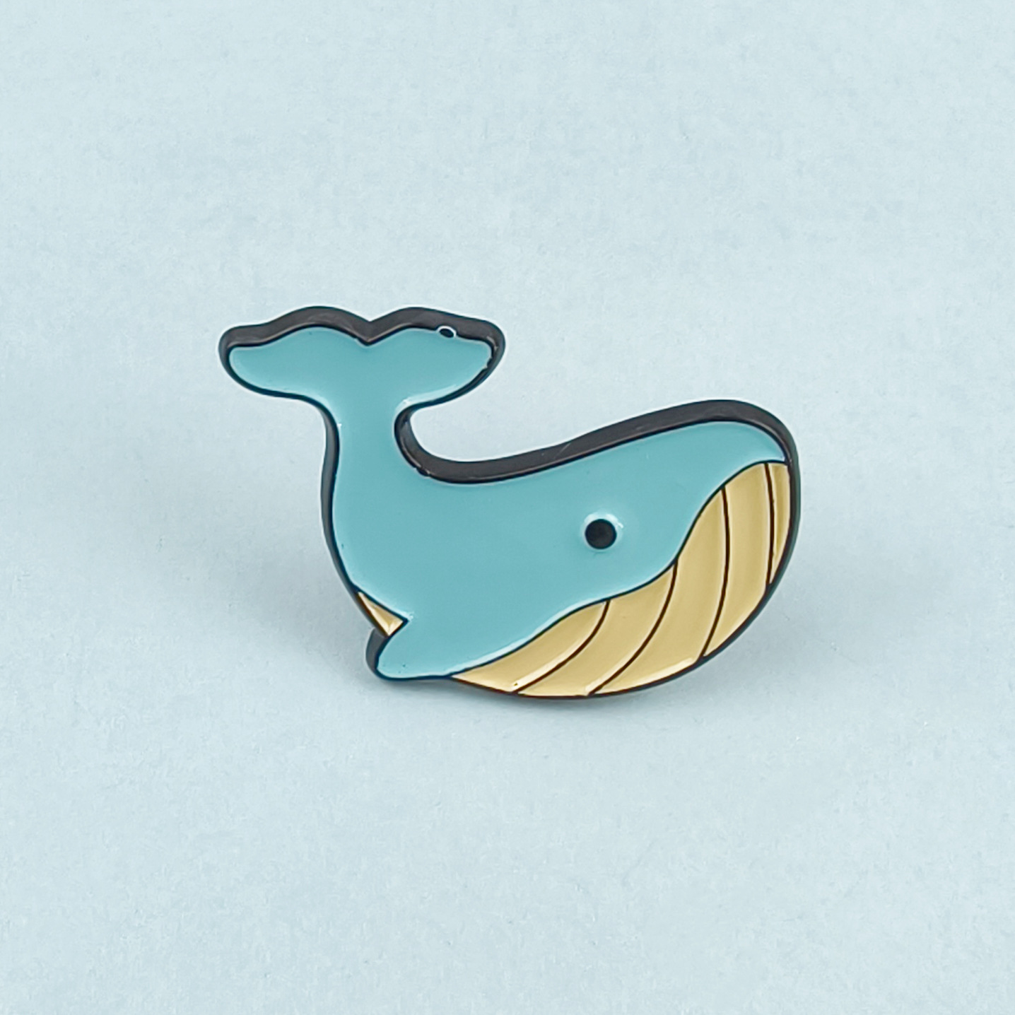 Insignia creativa de animales marinos Dibujos animados linda forma regalo joyería broche transfronterizo ins metal ropa collar