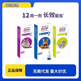 Bevardo Cat External Deworming Drops for Cats to Remove Fleas and Ticks Long-Acting Deworming Medicine for Young Cats