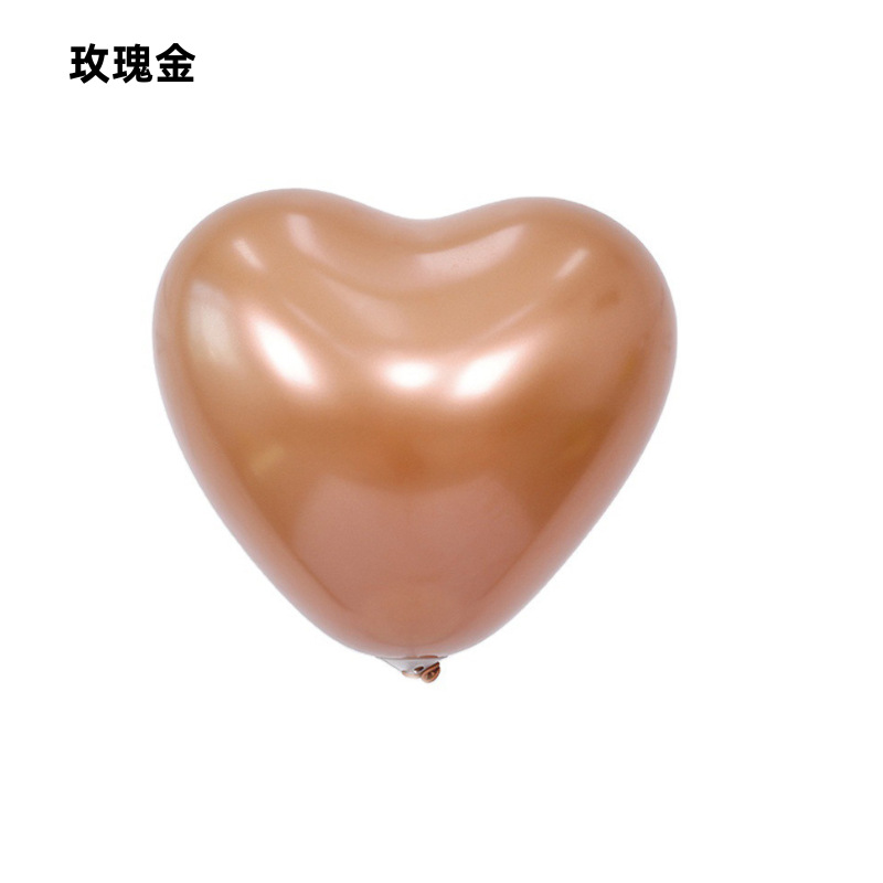 Globos de corazón de metal en forma de corazón para el Día de San Valentín chino, cumpleaños, fiesta de mayoría de edad, decoración de sala de bodas, fiesta festiva