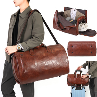 (Cross-border trading), retro classic suit jacket, foldable handheld luggage travel bag to go out