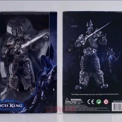 Yitong Anime Warcraft Alsace Death Knight 7-inch Lich King Color Boxed