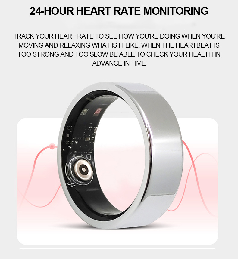 Smart Ring With Heart Rate Sleep Blood Oxygen And Gesture Control_voghion.com