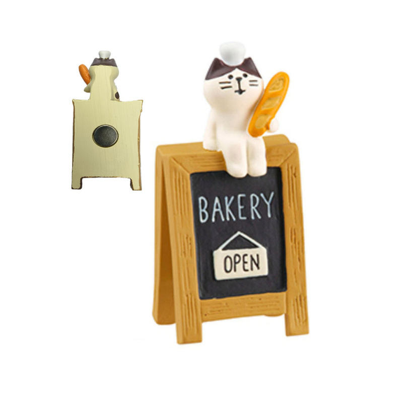 日本猫冷蔵庫マグネット DIY 磁気食品おもちゃ冷蔵庫メッセージステッカー樹脂シミュレーション食品冷蔵庫マグネット強力な吸引|undefined
