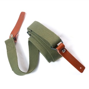 Renxiang AK strap AK47 vintage AK74 cowhide tactical rope double point gun shoulder strap outdoor canvas multi-function strap