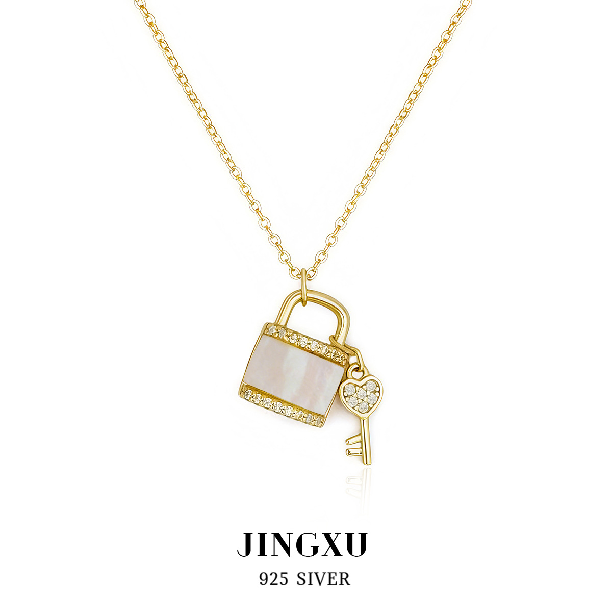 Colar feminino em prata pura S999 com pingente de coração cravejado de diamantes, design leve e luxuoso, perfeito para quem busca alta moda._voghion.com