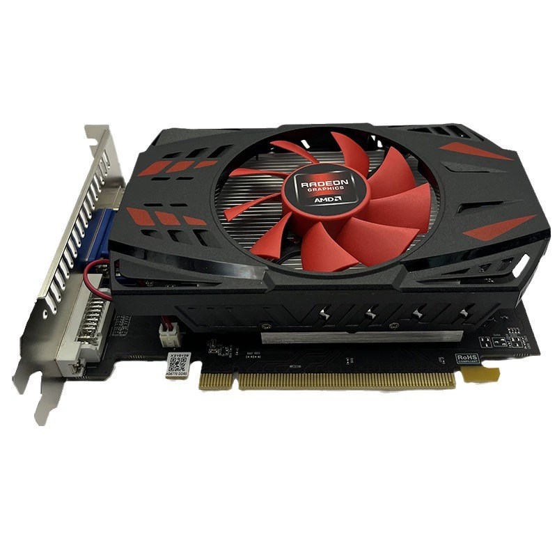 Графическая карта (AMD) HD6770 HD7670, 1–4 ГБ, вывод DVI VGA HDMI, PCI-E