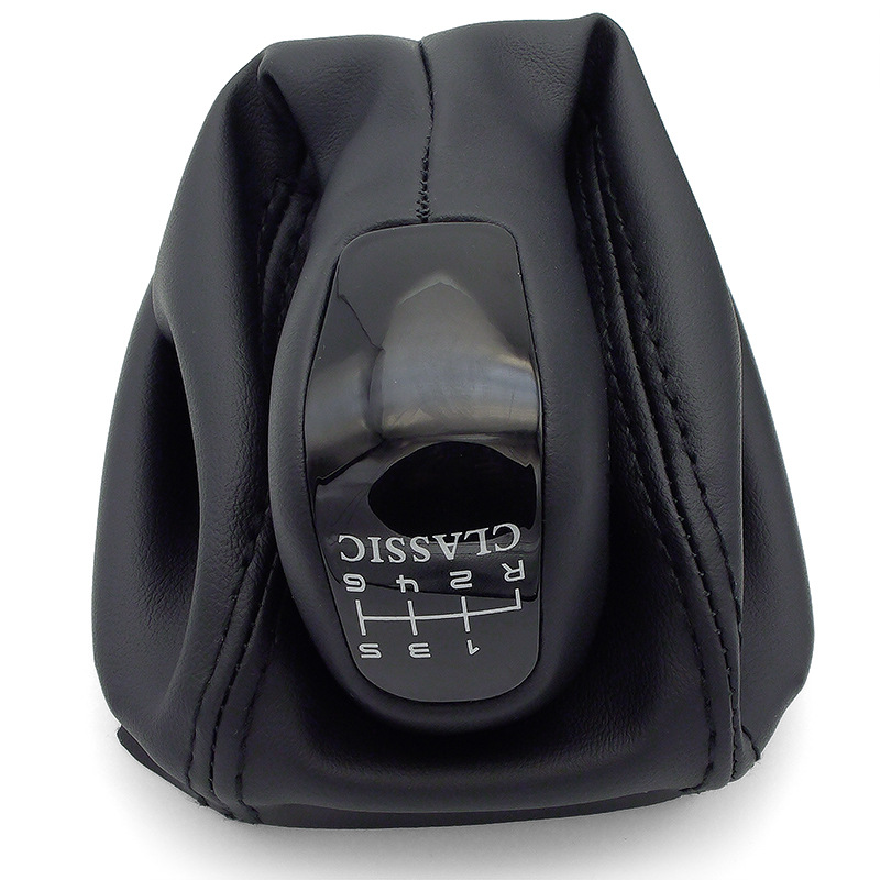 Auto Parts Gear Head Suitable for Mercedes-Benz W203S203 Leather Dust Cover Gear Lever Shift Handball Parts