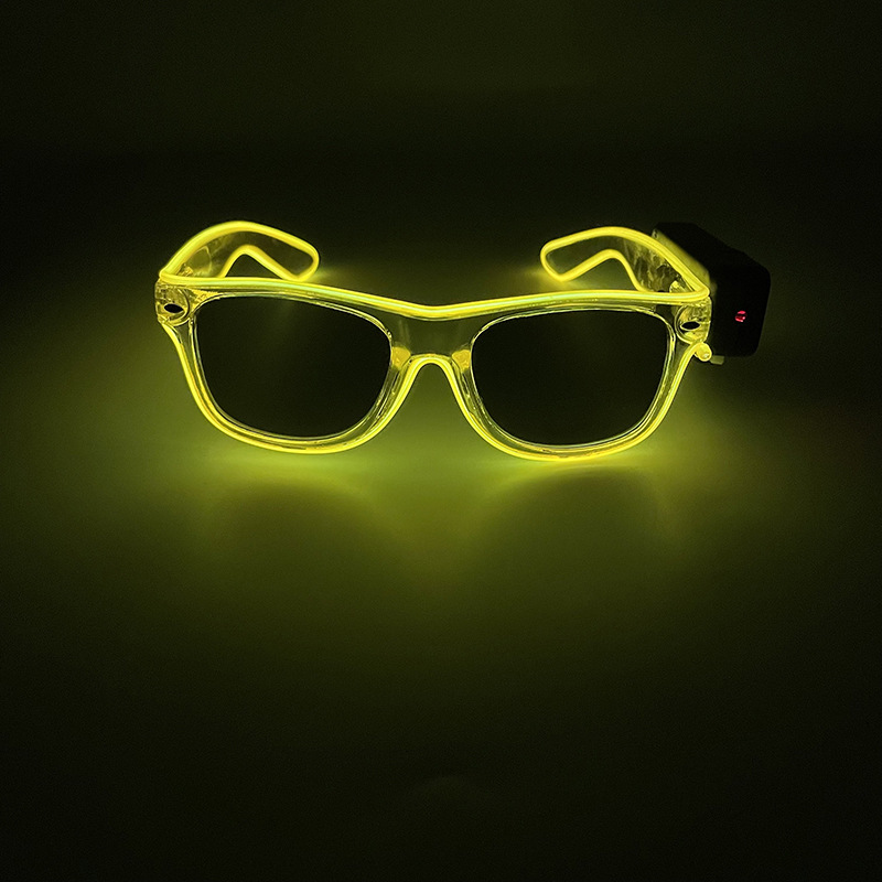 Amazon LED luminoso gafas bola personalizada el flash decoración bar disco partido regalo props fabricante