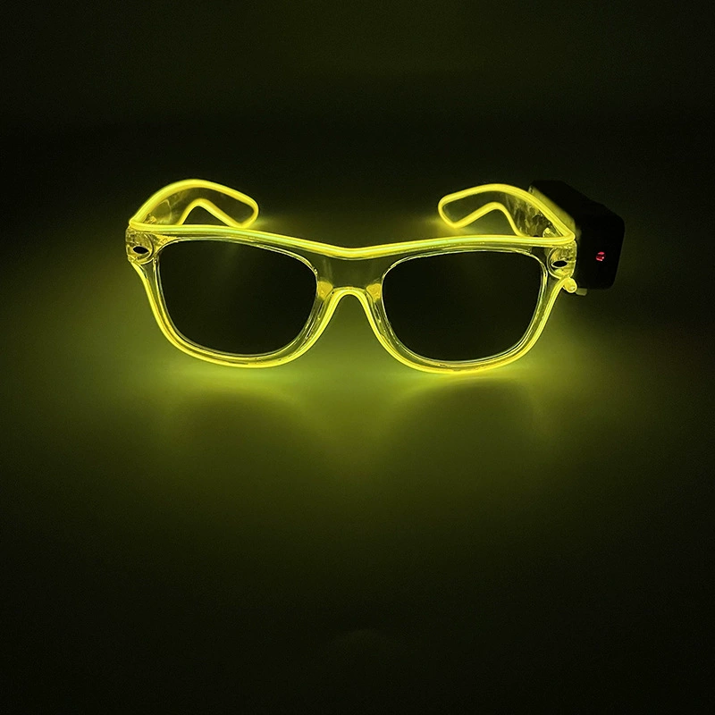 Светодиодные очки Amazon Personality Dance EL Flash Decoration Bar Jumping Gathering Gift Props Manufacturer