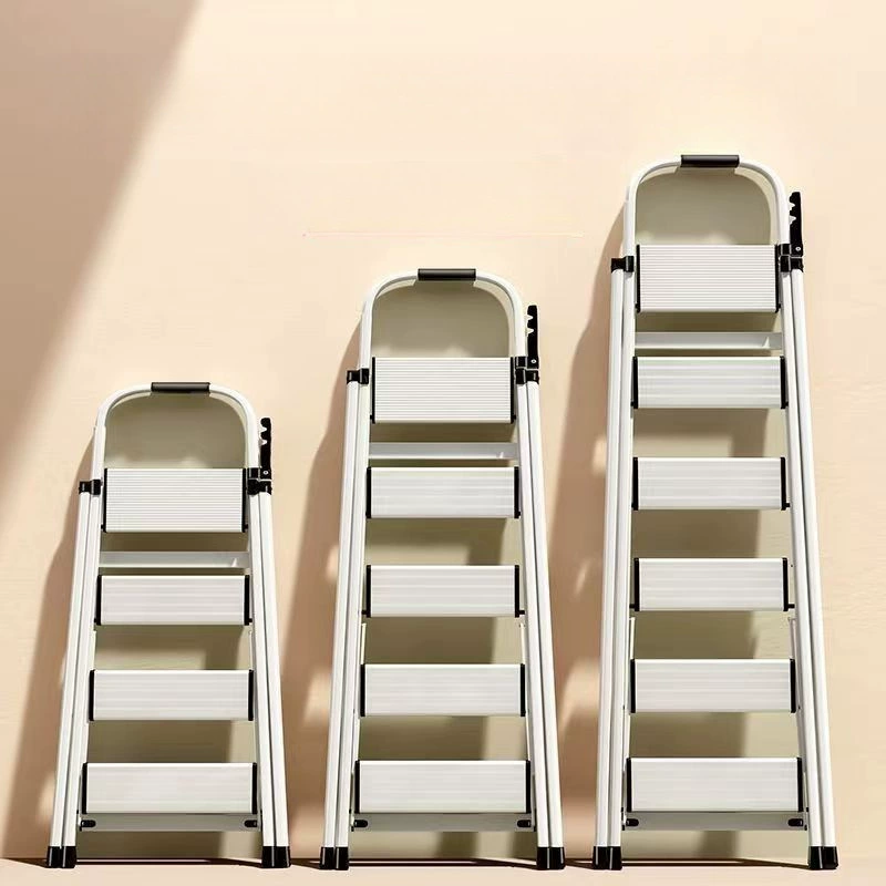 Складная лестница из авиационного алюминиевого сплава для дома, уличная лестница для восхождения, многофункциональная утолщенная лестница «елочка» для помещений, оптом